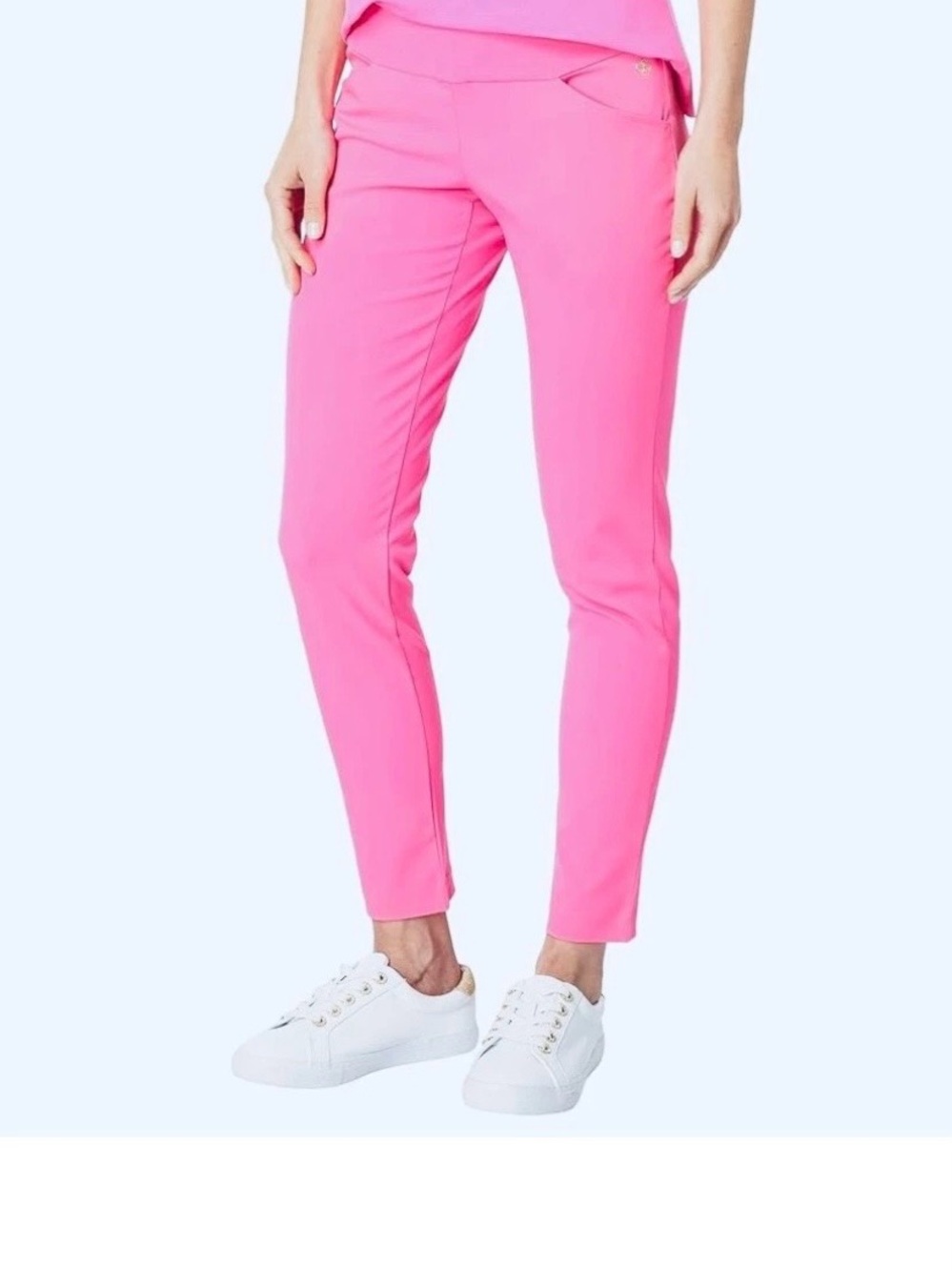 Lilly Pulitzer UPF 50+ Luxletic Corso Pant Rousseau Pink SZ 6 NWT
